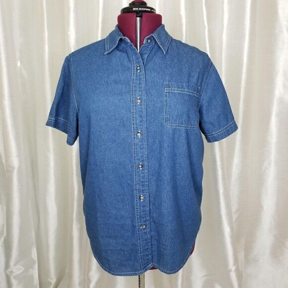 Little Forest NY Denim Shirt (size L) - Picture 1 of 6